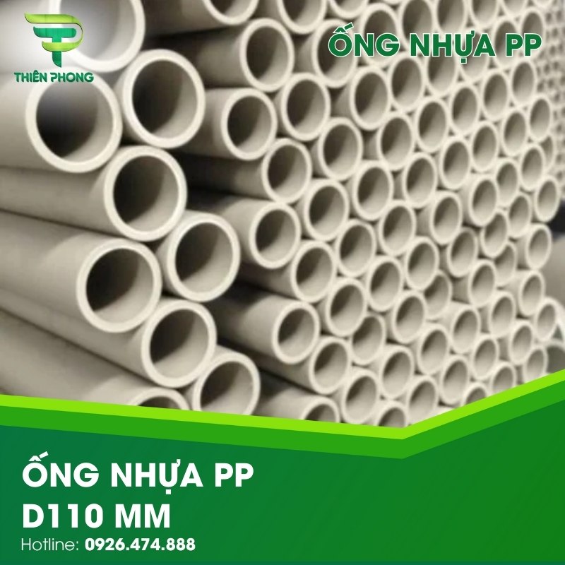 Ống Nhựa PP D110 mm 26 ongnhuapp d100 mm