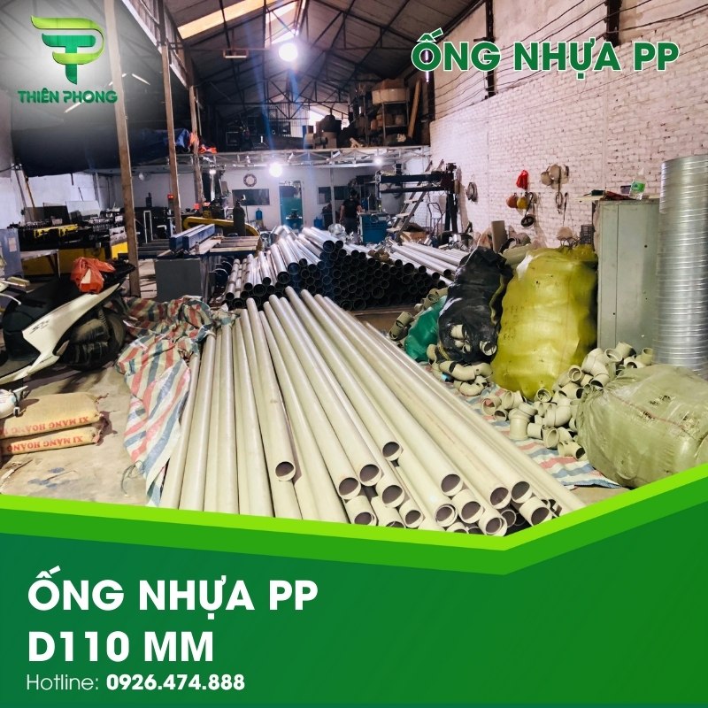 Ống Nhựa PP D110 mm 24 ongnhuapp d100 mm