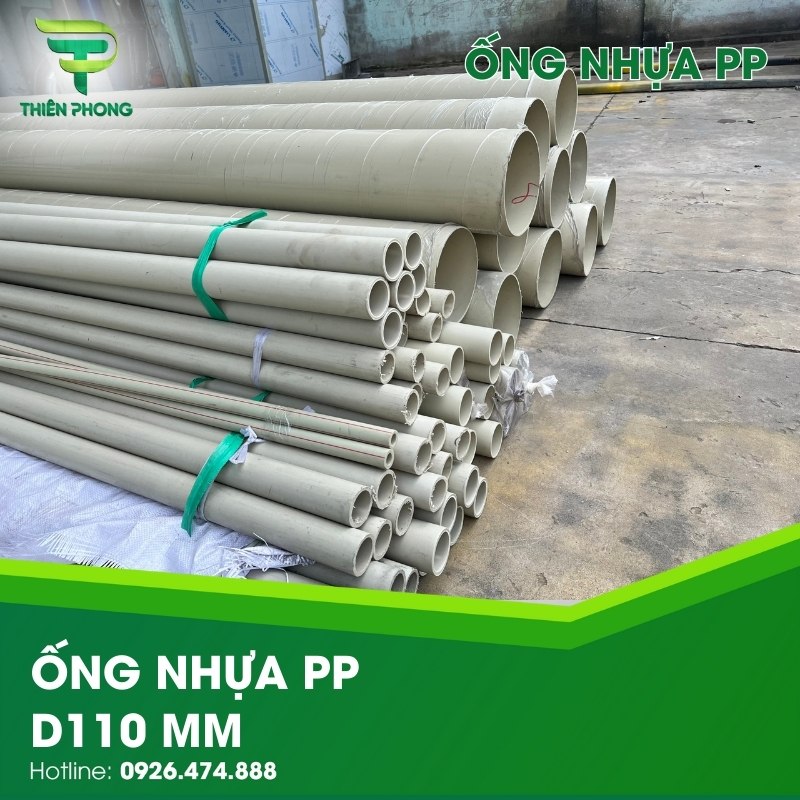 Ống Nhựa PP D110 mm 21 ongnhuapp d100 mm