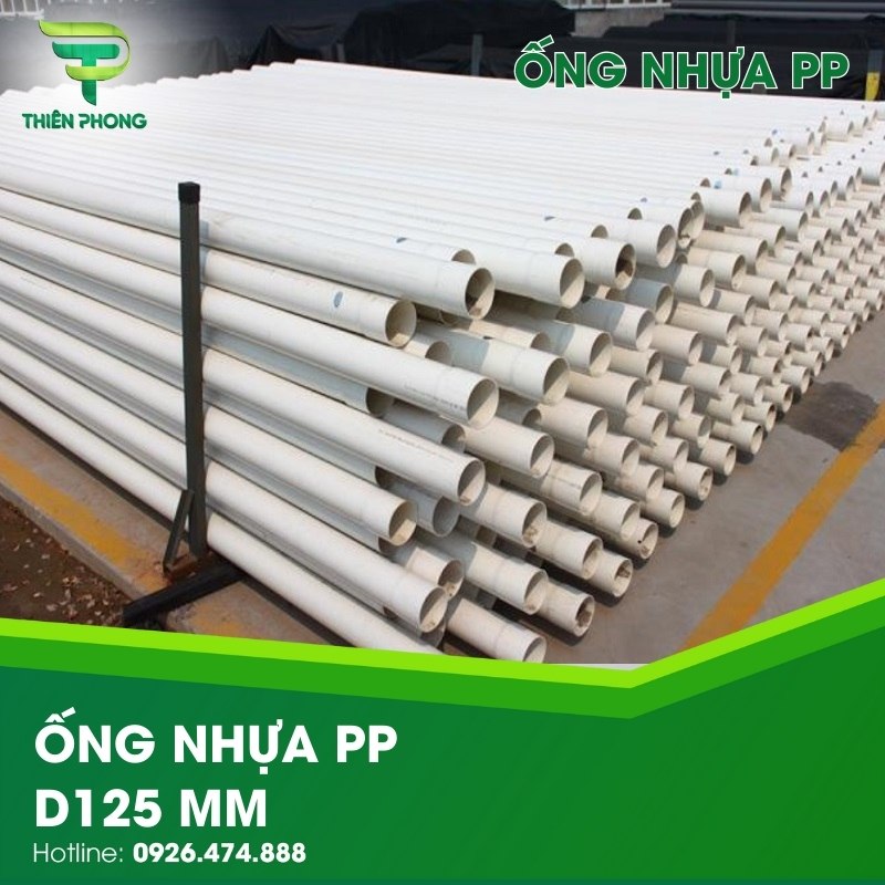 Ống Nhựa PP D125 mm 21 ong nhua pp d125 mm