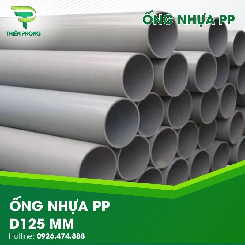 Ống Nhựa PP D125 mm 28 ong nhua pp d125 mm