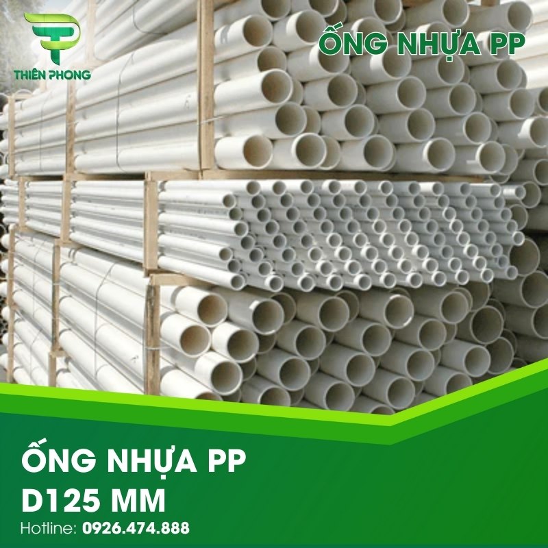 Ống Nhựa PP D125 mm 24 ong nhua pp d125 mm
