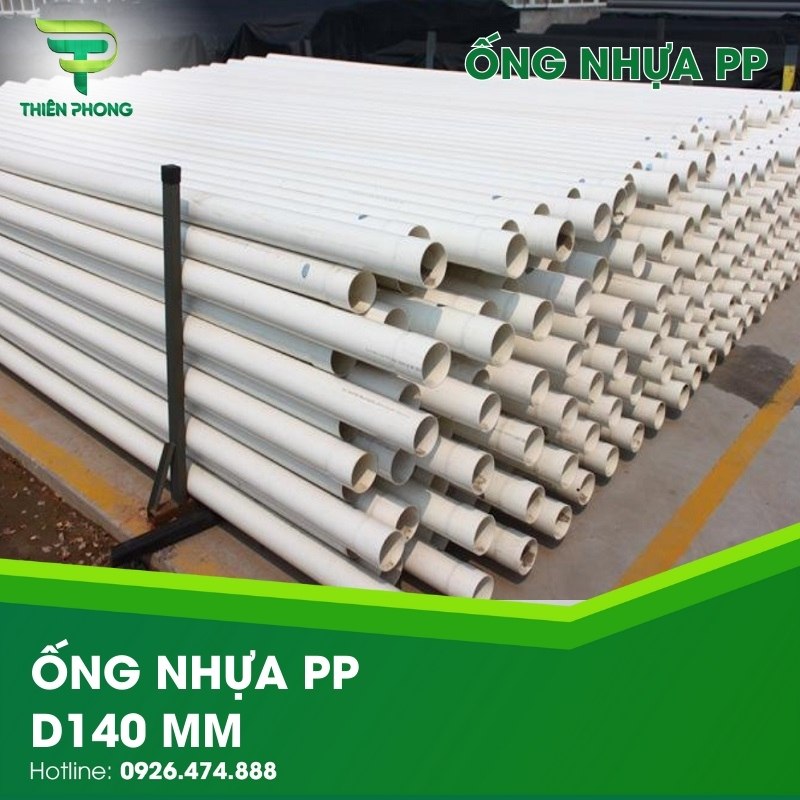Ống Nhựa PP D140 mm 22 ong nhua pp d140 mm