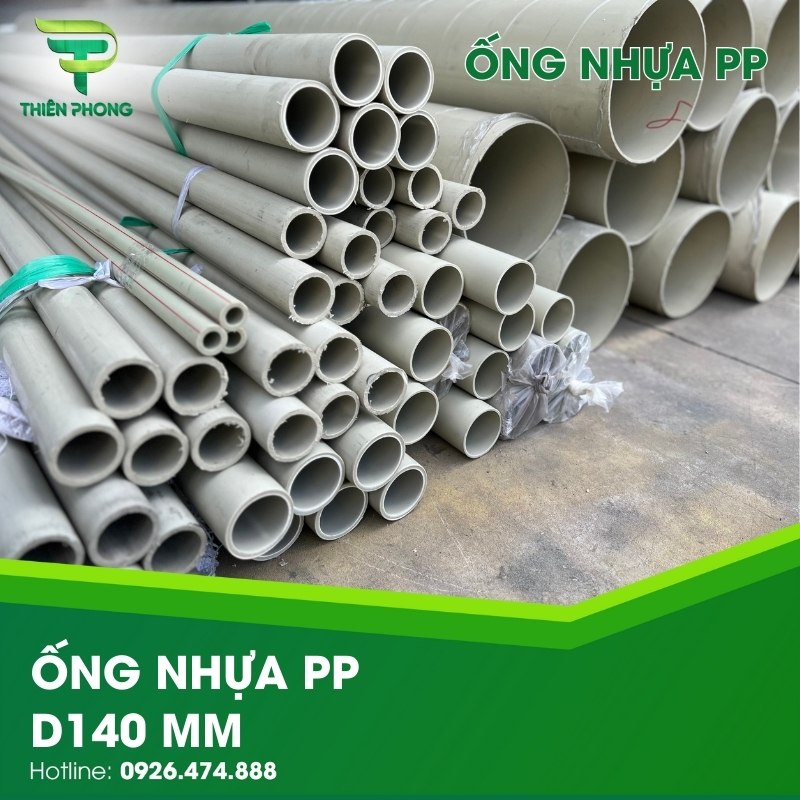 Ống Nhựa PP D140 mm 24 ong nhua pp d140 mm