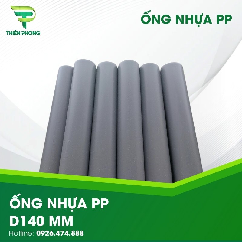 Ống Nhựa PP D140 mm 21 ong nhua pp d140 mm