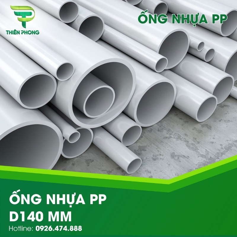 Ống Nhựa PP D140 mm 27 ong nhua pp d140 mm