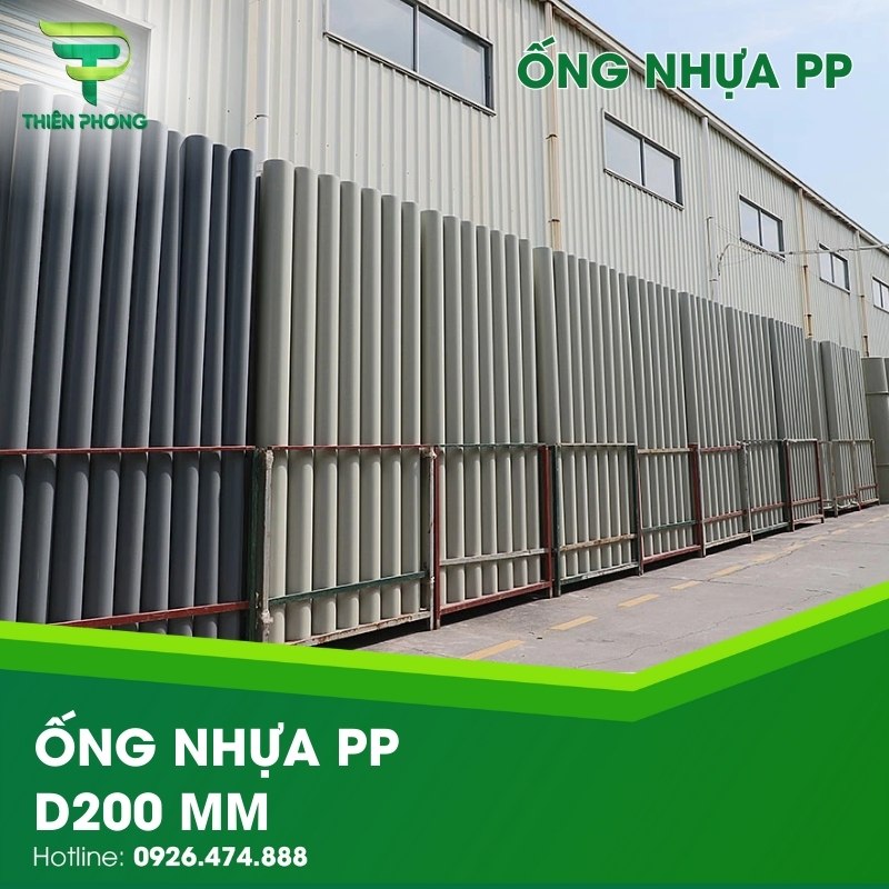 Ống Nhựa PP D200 mm 21 ong nhua pp d200 mm
