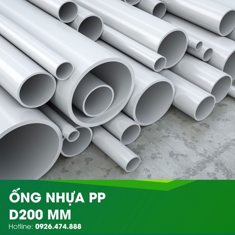 Ống Nhựa PP D200 mm 29 ong nhua pp d200 mm