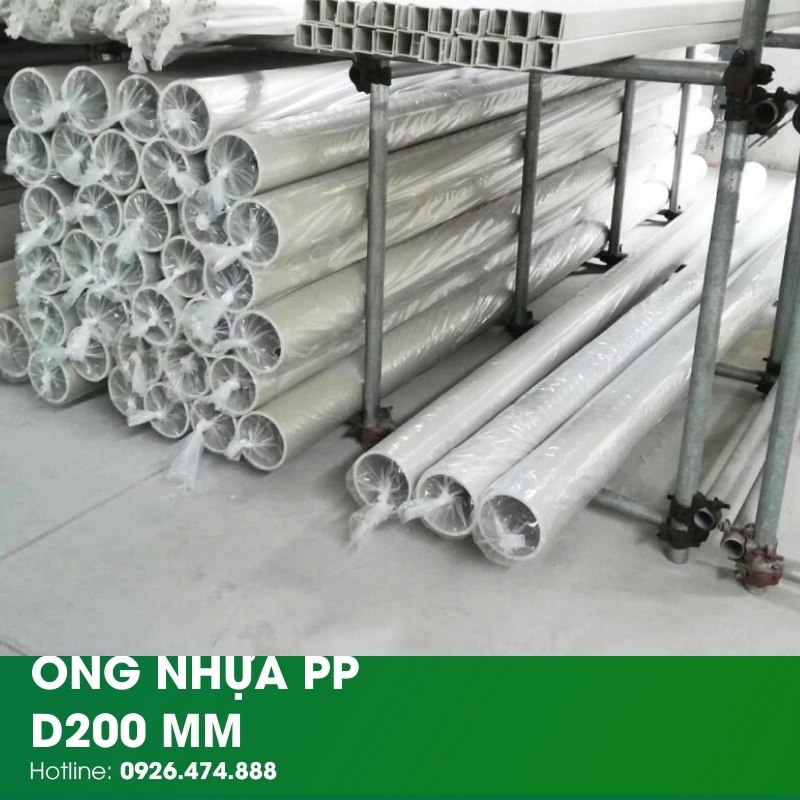 Ống Nhựa PP D200 mm 24 ong nhua pp d200 mm
