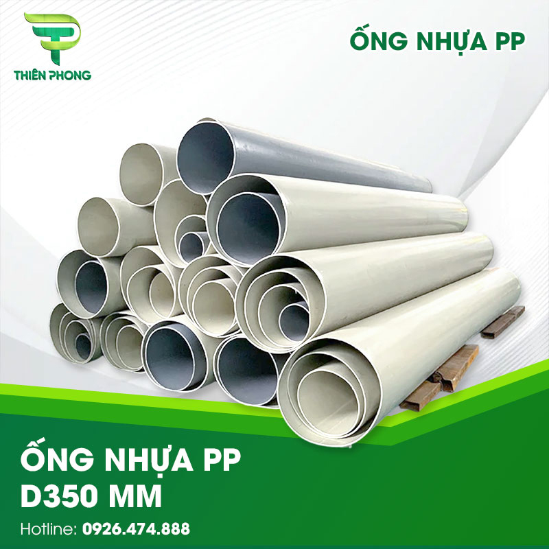 Ống Nhựa PP D350 mm 27 ong nhua pp d350 mm