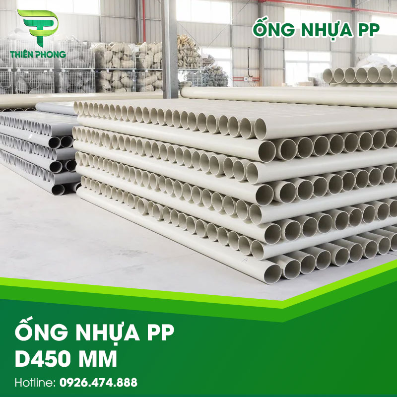 Ống Nhựa PP D450 mm 27 ong nhua pp d450 mm