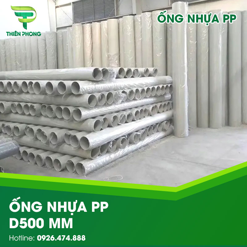 Ống Nhựa PP D500 mm 19 ong nhua pp d500 mm