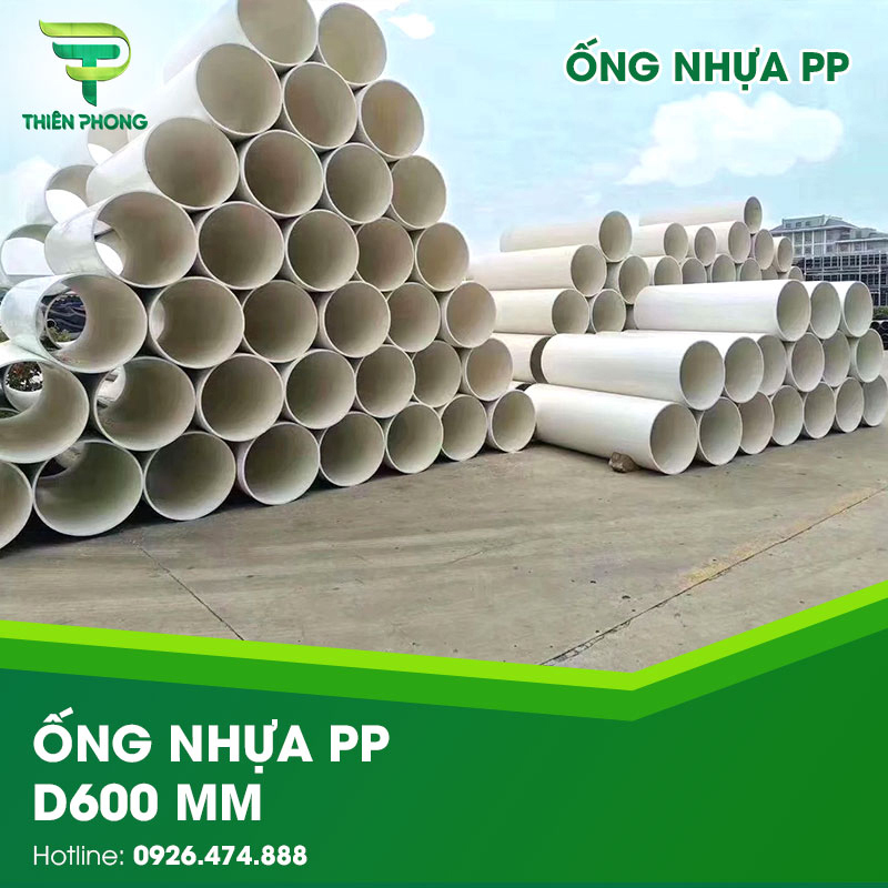 Ống Nhựa PP D600 mm 23 ong nhua pp d600