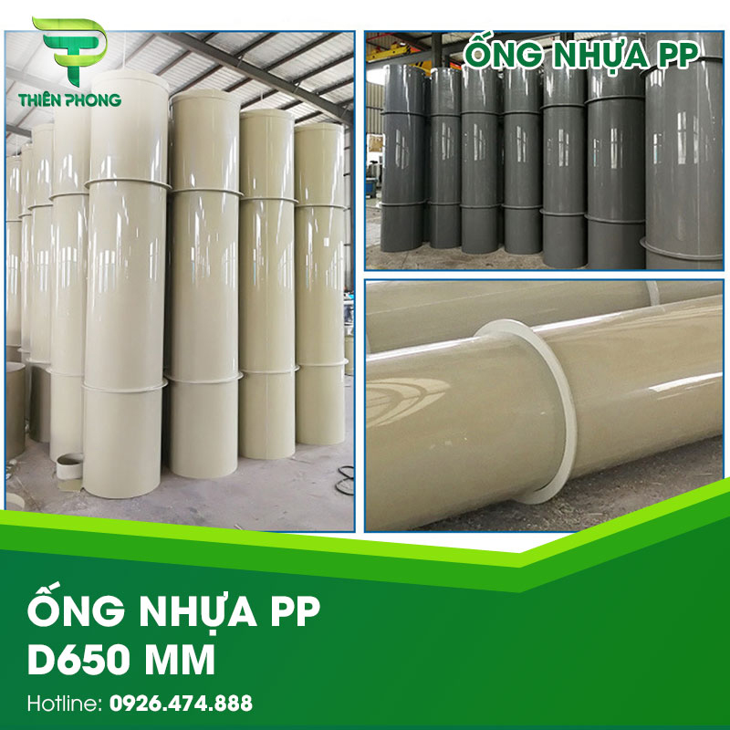 Ống Nhựa PP D650 mm 21 ong nhua pp d650 mm