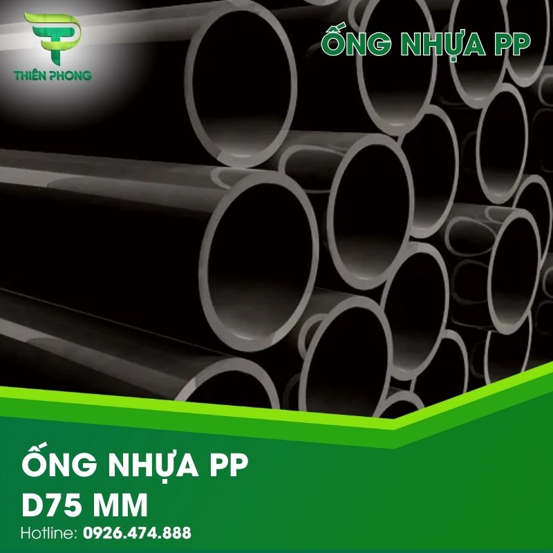 Ống Nhựa PP D75 mm 24 ong nhua pp d75 mm