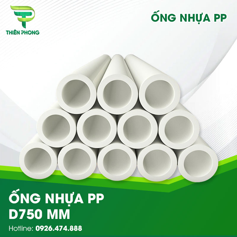 Ống Nhựa PP D750 mm 23 ong nhua pp d750 mm