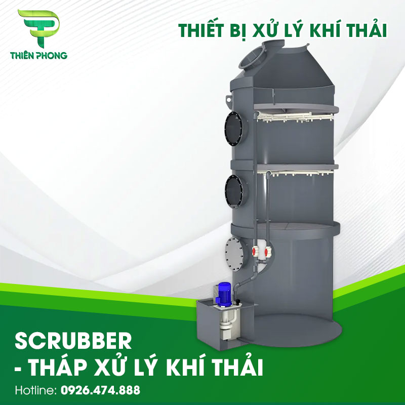 Scrubber-Tháp Xử Lý Khí Thải 30 thap xu ly khi thai scrubber