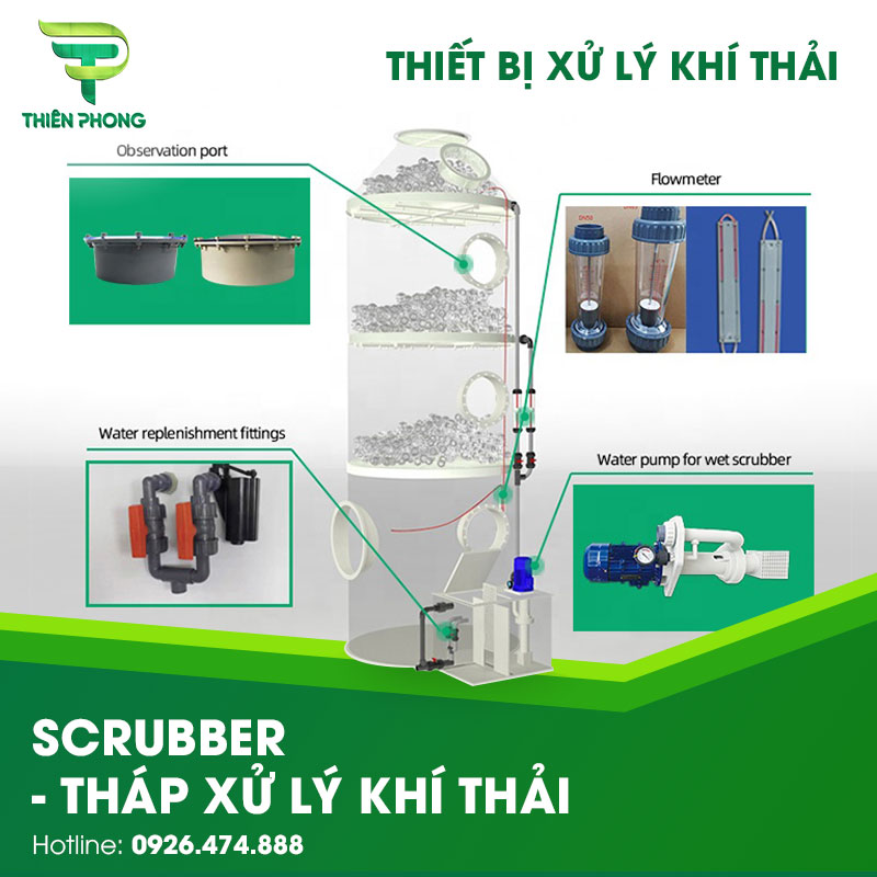 Scrubber-Tháp Xử Lý Khí Thải 22 thap xu ly khi thai scrubber