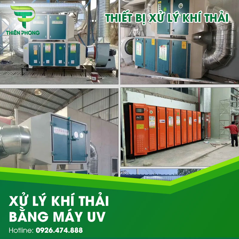 Xử Lý Khí Thải Bằng Máy UV 22 xu ly khi thai bang may uv