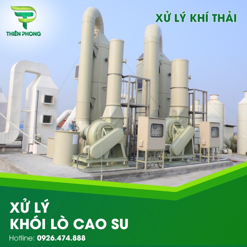 Xử Lý Khói Lò Cao Su 12 xu ly khoi lo cao su