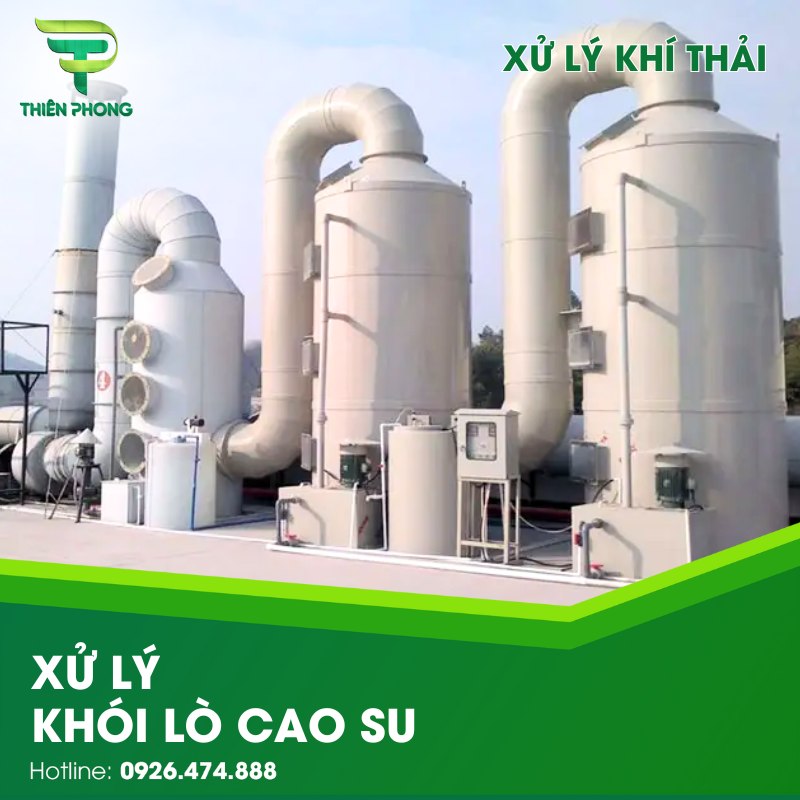 Xử Lý Khói Lò Cao Su 15 xu ly khoi lo cao su
