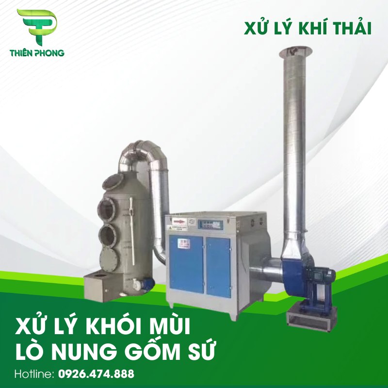 Xử Lý Khói Mùi Lò Nung Gốm Sứ 14 xu ly khoi mui lo nung gom su