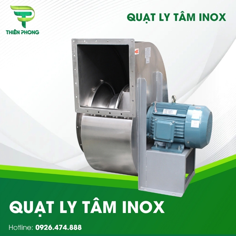 Quạt Ly Tâm Inox 20 quat ly tam inox